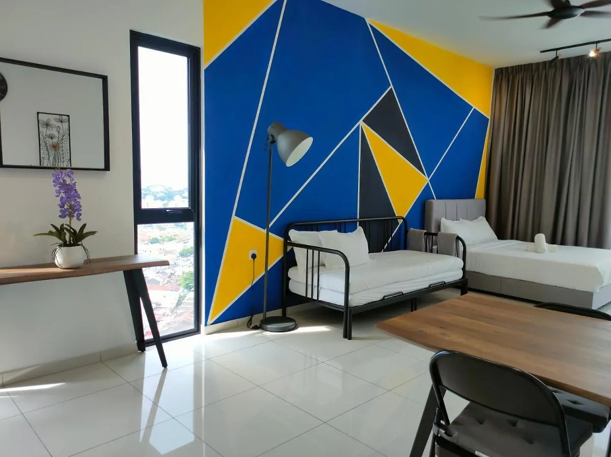 New 2Br Georgetown Warm And Lovely Homestay 10Pax-无敌美景两房民宿 Beacon Executive Suite Malaysia