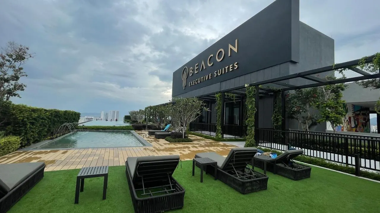 Apartment New 2Br Georgetown Warm And Lovely Homestay 10Pax-无敌美景两房民宿 Beacon Executive Suite