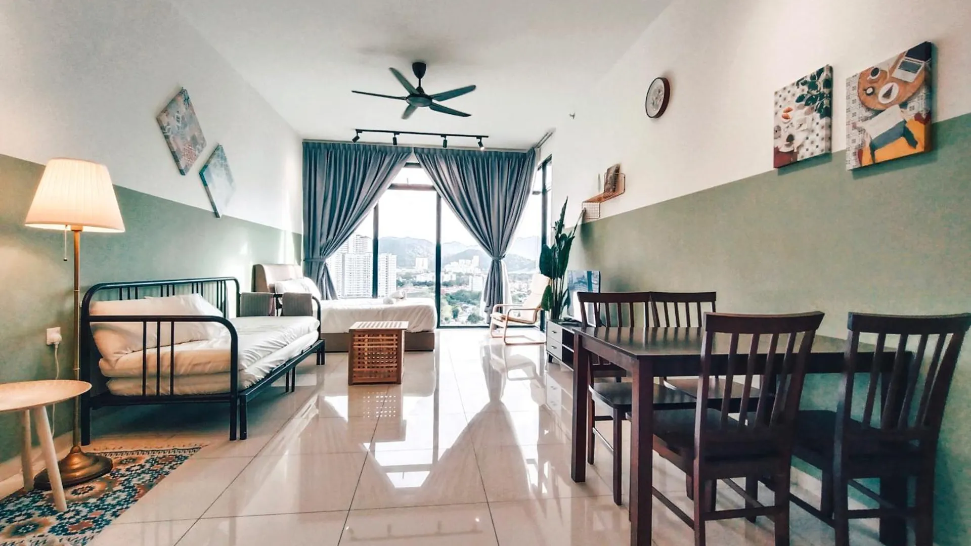 New 2Br Georgetown Warm And Lovely Homestay 10Pax-无敌美景两房民宿 Beacon Executive Suite Apartment